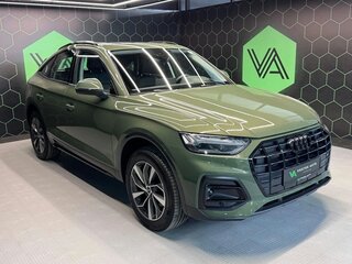 2023 Audi Q5 45 TFSI II (FY) Рестайлинг, зелёный, 6800000 рублей, вид 2