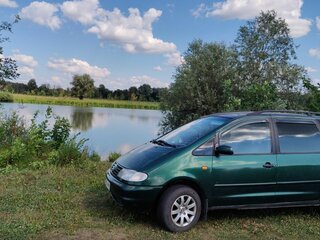 1998 Volkswagen Sharan I, зелёный, 370000 рублей, вид 5