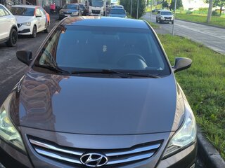 2015 Hyundai Solaris I Рестайлинг, серый, 1150000 рублей, вид 3