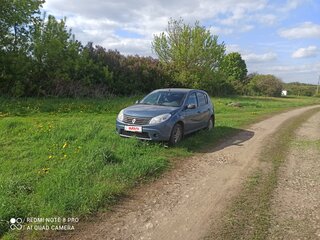 2012 Renault Sandero I, синий, 415000 рублей, вид 1