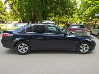 2008 BMW 5 серии 525i V (E60/E61) Рестайлинг, синий, 1230000 рублей, вид 4
