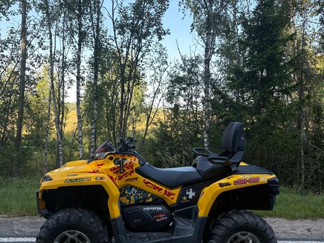 2012 BRP Can-Am Outlander MAX 500, жёлтый, 790000 рублей, вид 4