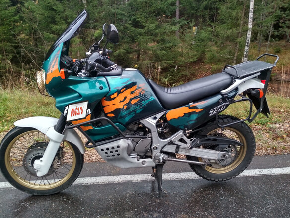 1995 Honda XRV 750 Africa Twin, зелёный - вид 16