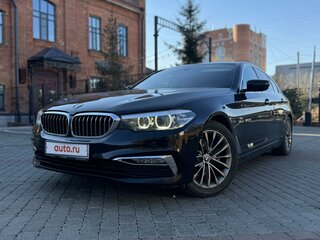 2017 BMW 5 серии 520d xDrive VII (G30/G31/G38), чёрный, 3250000 рублей, вид 2