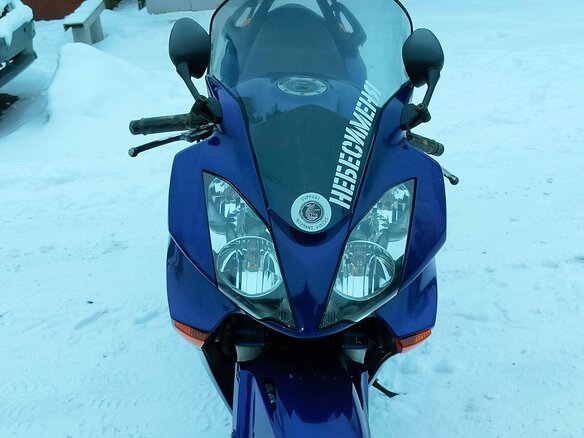 2002 Honda VFR 800, синий, 520000 рублей - вид 3