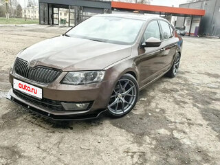 2014 Skoda Octavia III (A7), коричневый, 1250000 рублей, вид 3