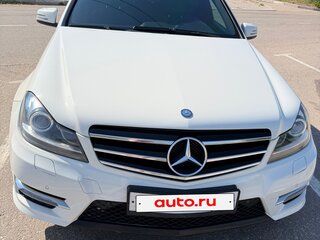 2012 Mercedes-Benz C-Класс 180 BlueEFFICIENCY III (W204) Рестайлинг, белый, 1500000 рублей, вид 2