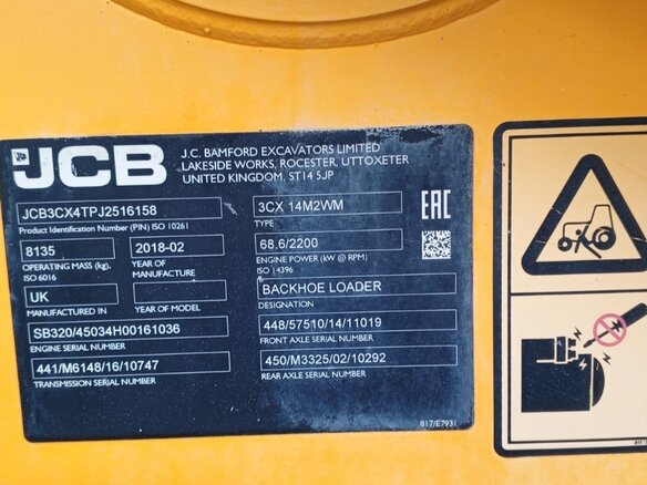 2019 JCB 3CX, жёлтый, 7500000 рублей - вид 6
