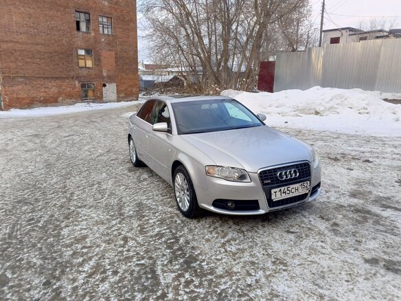 2005 Audi A4 III (B7), серебристый, 1300000 рублей - вид 6