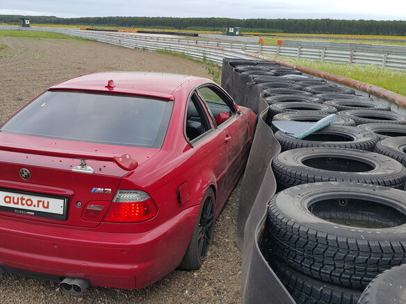 2002 BMW M3 III (E46), красный - вид 25