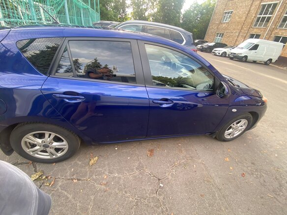 2009 Mazda 3 II (BL), синий, 1020000 рублей - вид 3