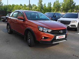 2021 Lada (ВАЗ) Vesta SW Cross I, оранжевый, 1200000 рублей, вид 5