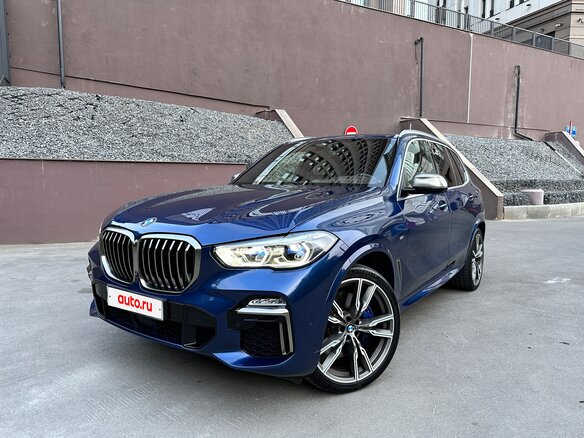 2019 BMW X5 M50d IV (G05/G18), синий, 6500000 рублей