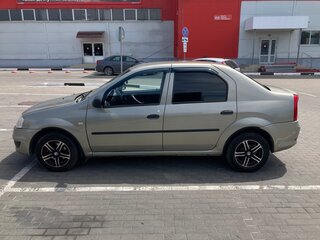 2011 Renault Logan I Рестайлинг, бежевый, 560000 рублей, вид 3