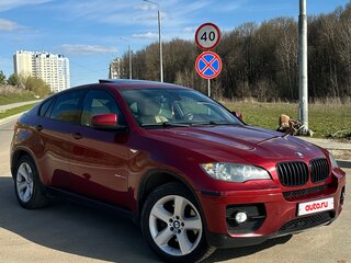 2010 BMW X6 35i 6-speed I (E71), красный, 1390000 рублей, вид 2