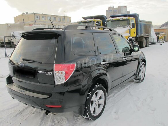 2008 Subaru Forester II Рестайлинг, чёрный - вид 3