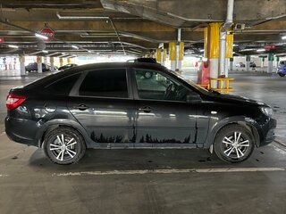 2019 Lada (ВАЗ) Granta I Рестайлинг, чёрный, 680000 рублей, вид 2