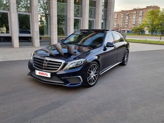 2014 Mercedes-Benz S-Класс 500 VI (W222, C217), синий, 3850000 рублей, вид 1