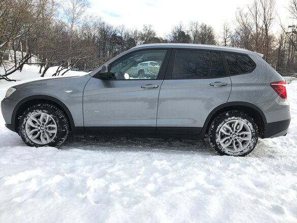 2012 BMW X3 28i xDrive II (F25), серебристый - вид 3