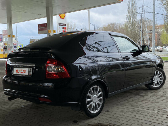 2010 Lada (ВАЗ) Priora I, чёрный - вид 2