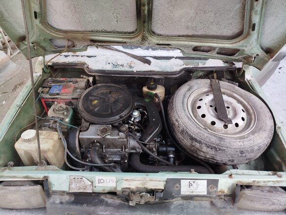 2003 Lada (ВАЗ) 1111 Ока КамАЗ, зелёный, 115000 рублей - вид 4