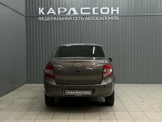 2014 Lada (ВАЗ) Granta I, коричневый, 428000 рублей, вид 4