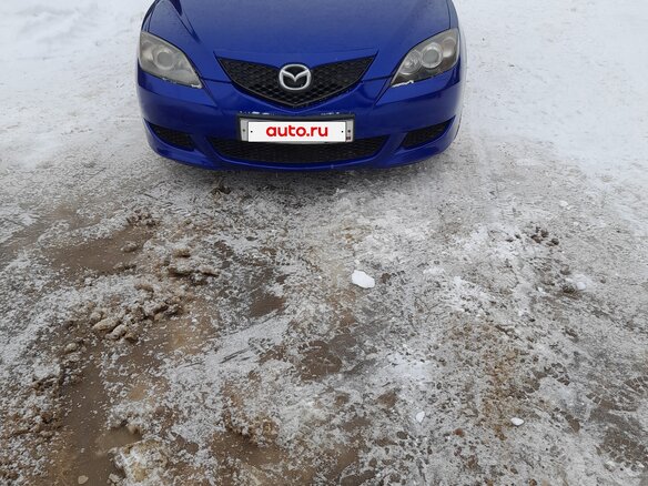 2006 Mazda 3 I (BK) Рестайлинг, синий, 670000 рублей