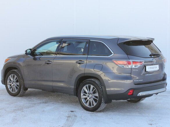 2015 Toyota Highlander III (XU50), серый - вид 1