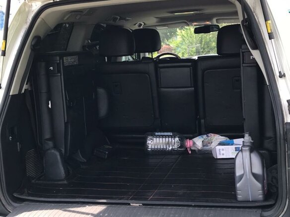 2013 Toyota Land Cruiser 200 Series Рестайлинг 1, белый, 5900000 рублей - вид 10