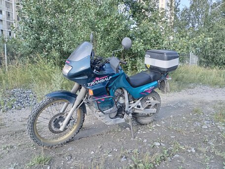 1994 Honda Transalp 400, голубой, 350000 рублей, вид 5