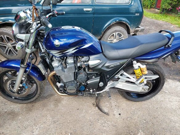 2007 Yamaha XJR1300, синий, 650000 рублей - вид 6
