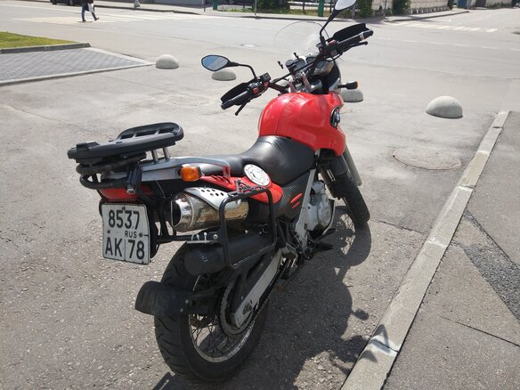 2006 BMW F 650 GS, красный - вид 1