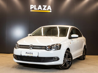 2014 Volkswagen Polo V, белый, 985000 рублей, вид 1