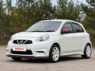 2015 Nissan March IV (K13) Рестайлинг, белый, 730000 рублей, вид 1