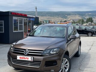 2012 Volkswagen Touareg II, коричневый, 1200000 рублей, вид 2