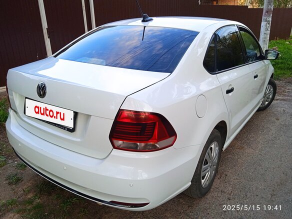 2018 Volkswagen Polo V Рестайлинг, белый - вид 5