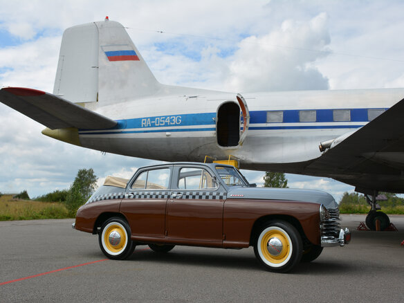 1950 ГАЗ М-20 «Победа», коричневый - вид 2