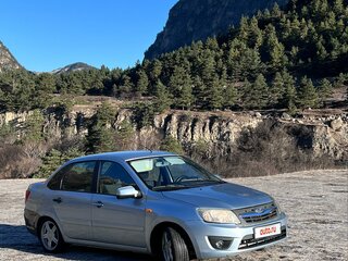 2013 Lada (ВАЗ) Granta I, голубой, 480000 рублей, вид 3