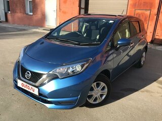 2019 Nissan Note II Рестайлинг, синий, 1230000 рублей, вид 4