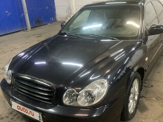 2007 Hyundai Sonata ТагАЗ IV (EF) Рестайлинг, чёрный, 450000 рублей, вид 5