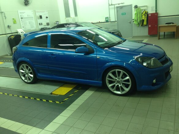 2008 Opel Astra OPC H, голубой - вид 2