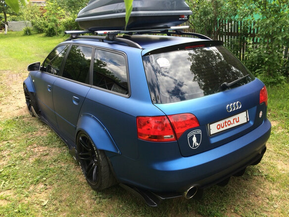 2005 Audi A4 III (B7), синий - вид 4