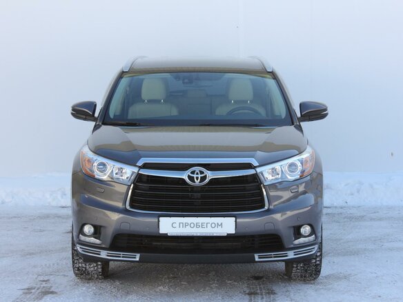 2015 Toyota Highlander III (XU50), серый - вид 3