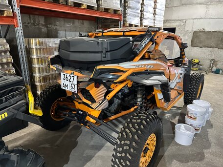 2020 BRP Can-Am Maverick X RC Turbo RR, оранжевый, 3050000 рублей, вид 3