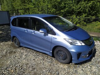 2014 Honda Freed I Рестайлинг, синий, 1045000 рублей, вид 2
