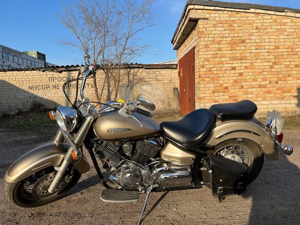 2002 Yamaha XVS1100, бежевый, 550000 рублей - вид 7