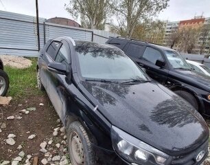 2021 Lada (ВАЗ) Vesta SW I, чёрный, 771891 рублей, вид 3
