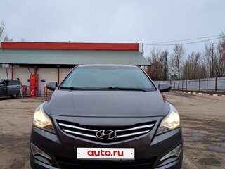 2014 Hyundai Solaris I Рестайлинг, серый, 1075000 рублей, вид 2