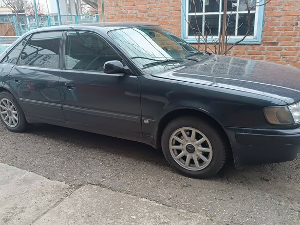1991 Audi 100 IV (C4), синий, 349500 рублей - вид 5