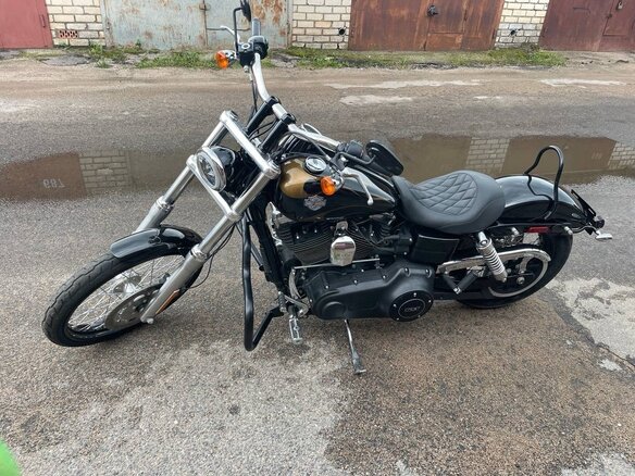 2015 Harley-Davidson Dyna Wide Glide, чёрный, 1000000 рублей - вид 14